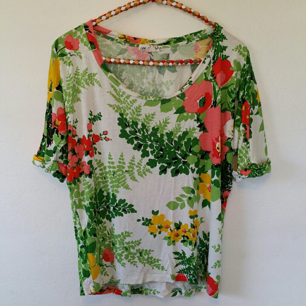 One Clothing Floral Shirt Small